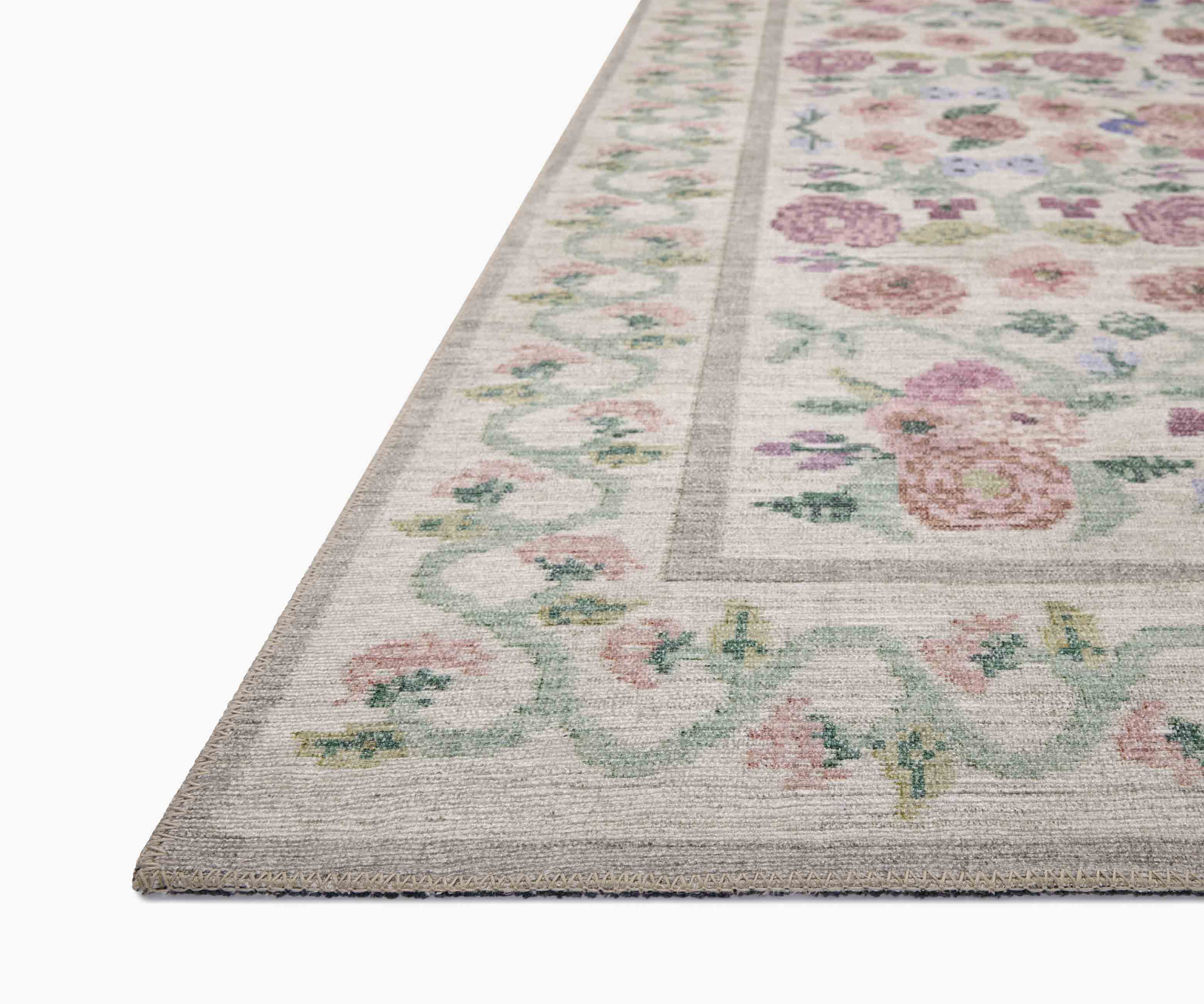 Rosa Power Loomed Rug - Ivory - Image 3