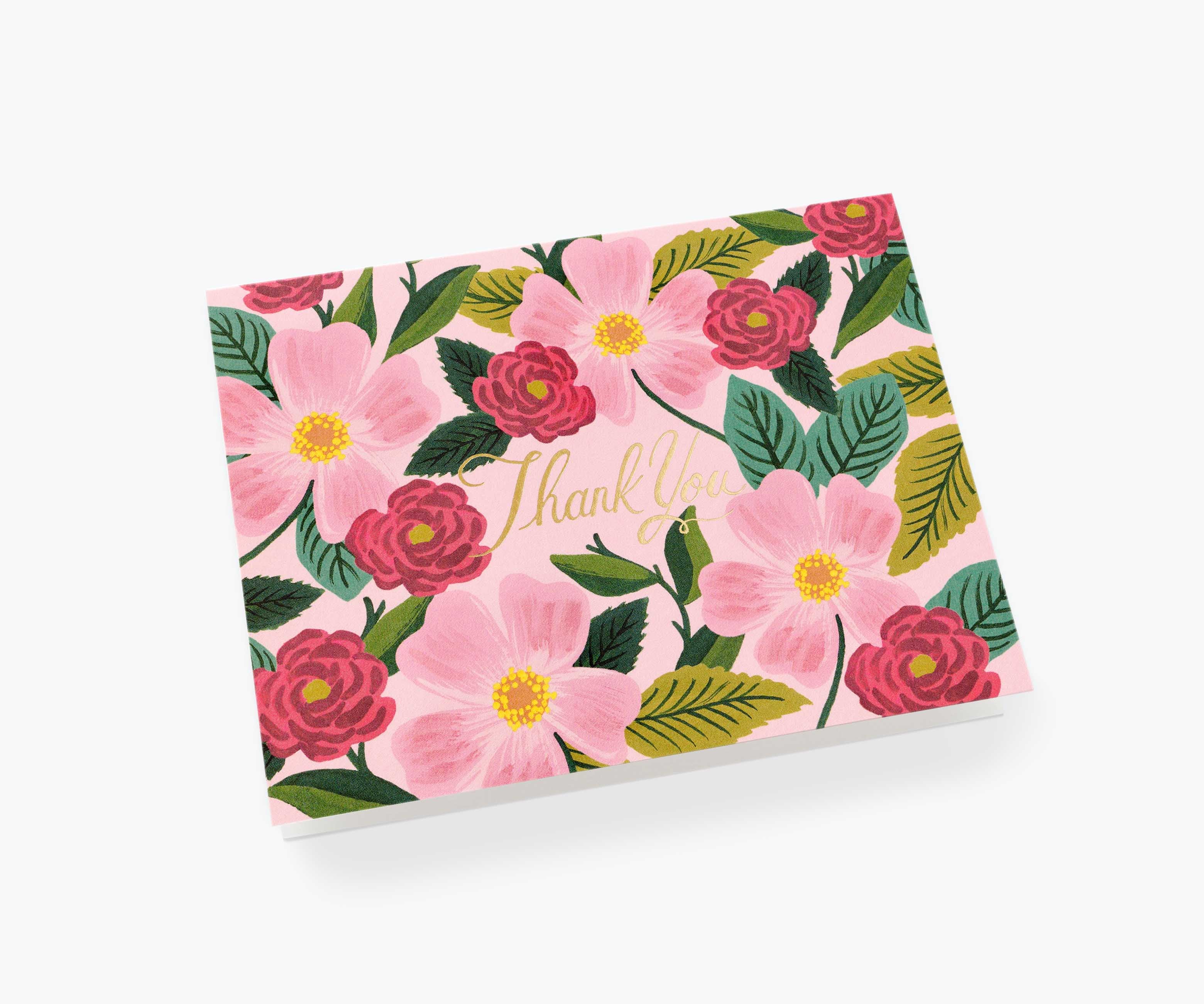 Rose Garden Thank You Greeting Card - Image 2