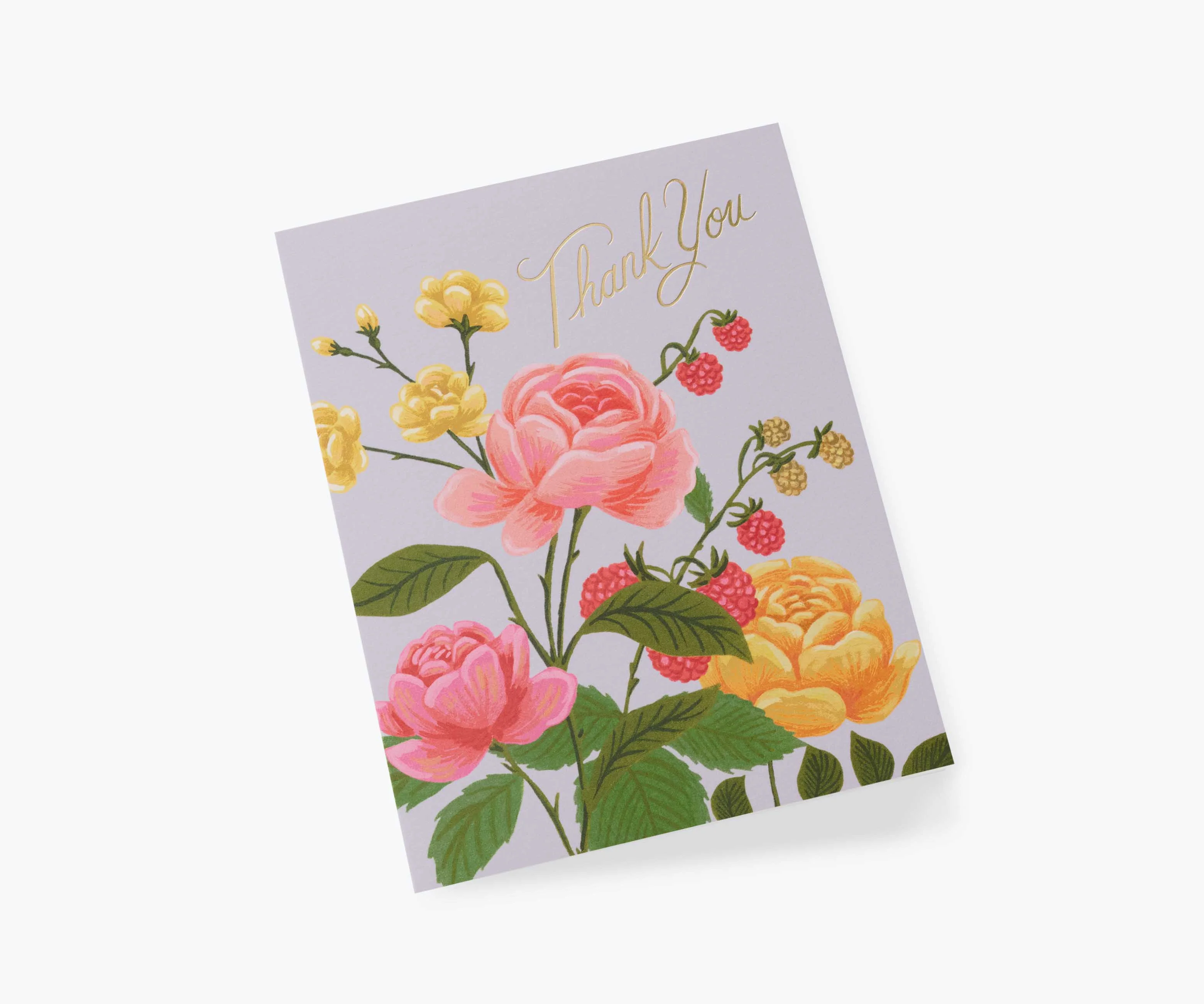 Roses Thank You Greeting Card - Image 2