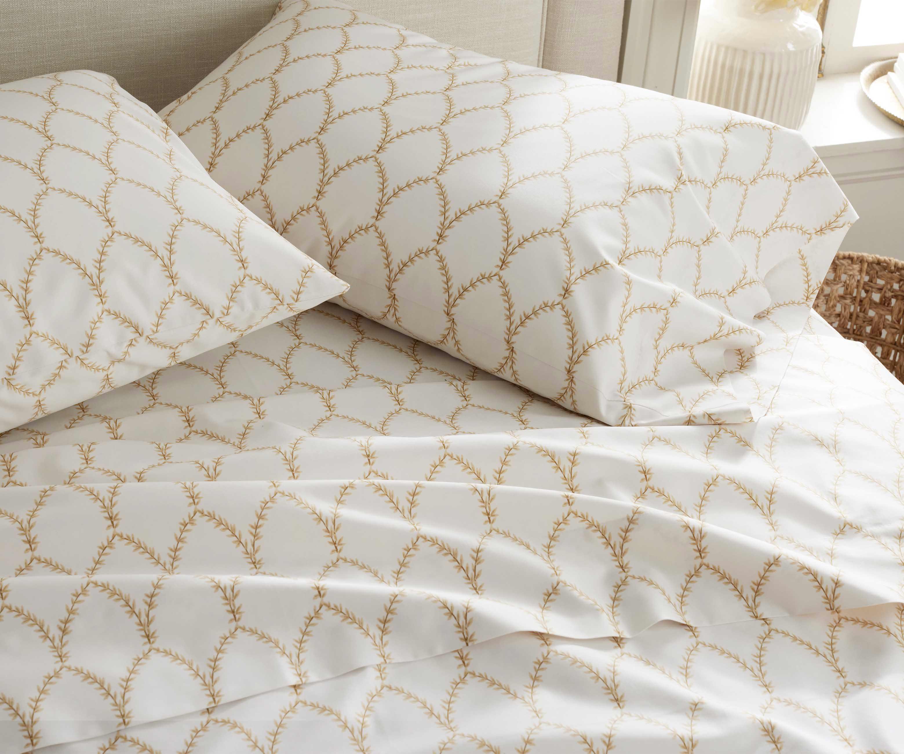 Sateen Flat Sheet - Laurel Metallic Gold - Image 11