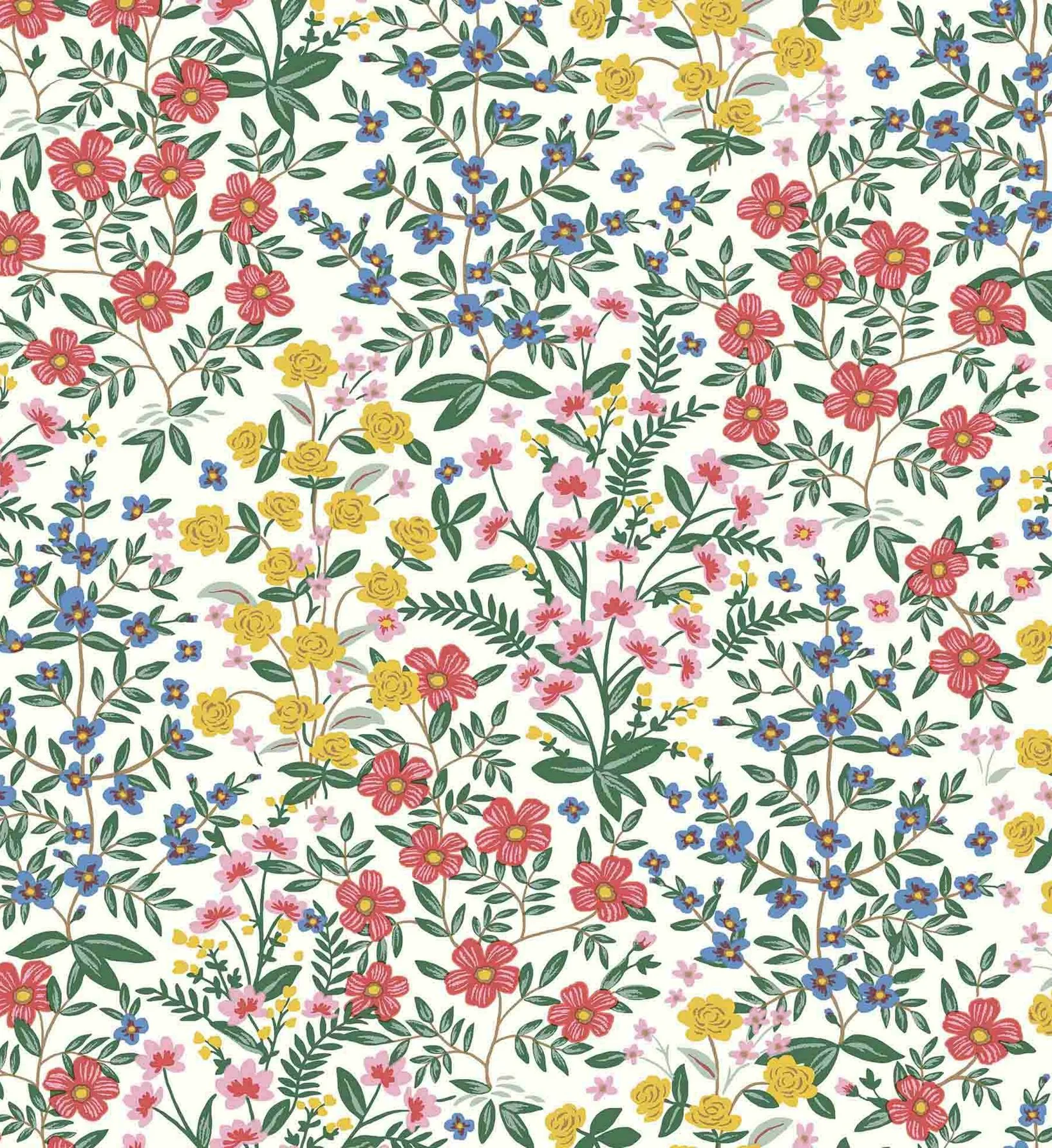Wildwood Garden Wallpaper - White - Image 2